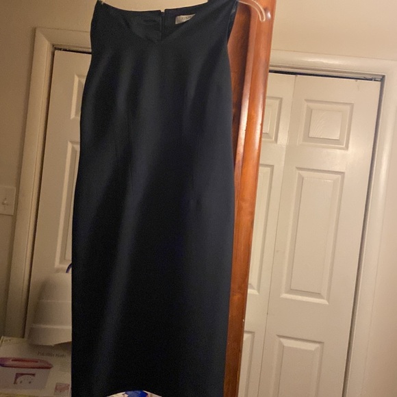 Two piece dress and sculptures jacket navy blue - Picture 10 of 11